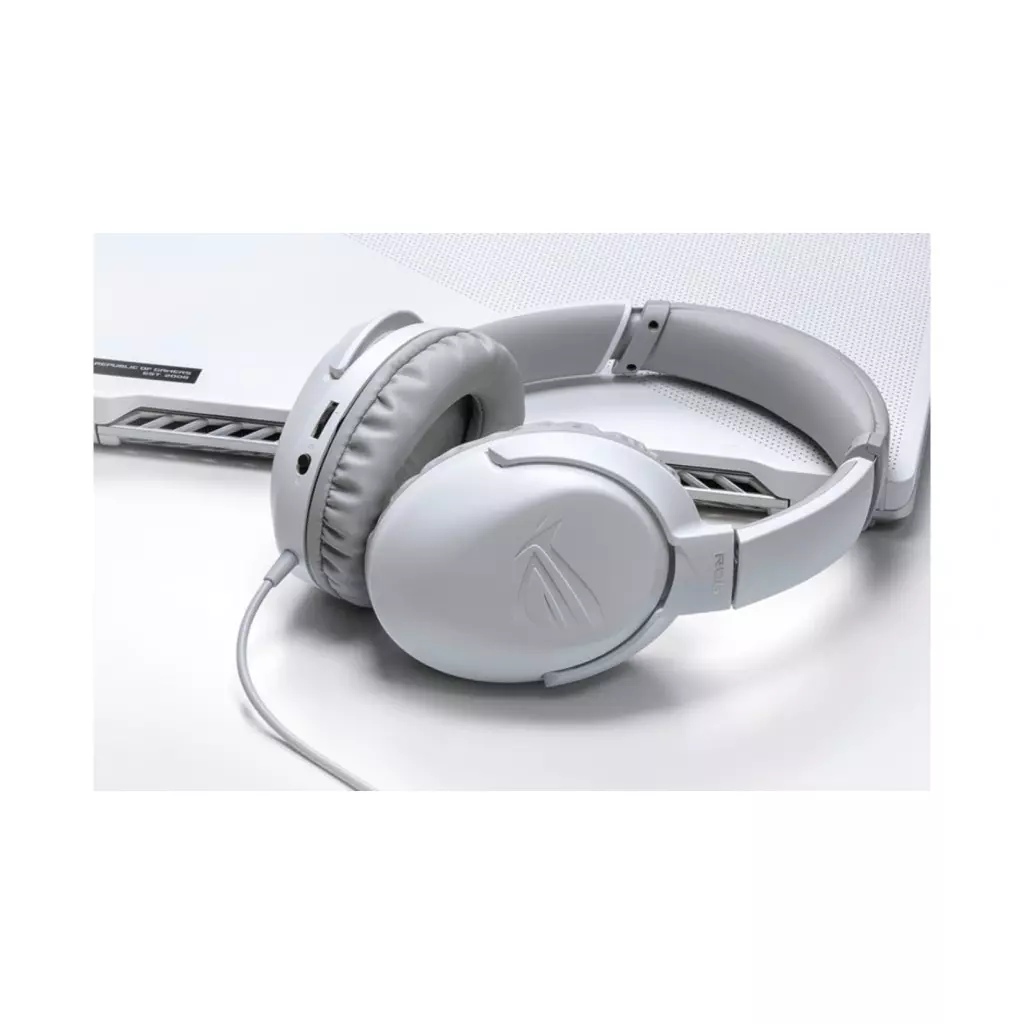 Наушники ASUS ROG Strix Go Core Moonlight White (90YH0381-B1UA00) - 3 Наушники ASUS ROG Strix Go Core Moonlight White (90YH0381-B1UA00) - 3