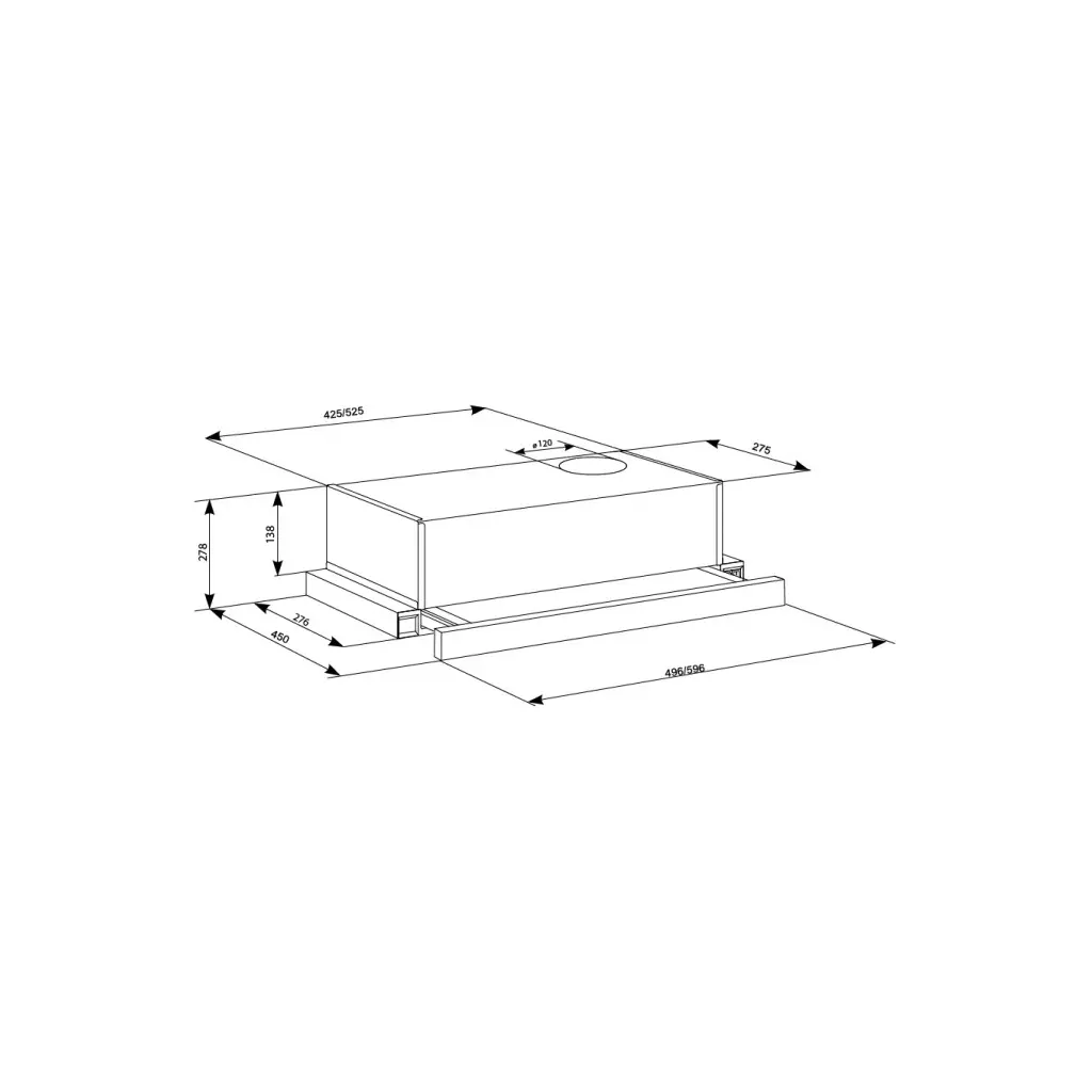 Вытяжка кухонная Eleyus BREEZE 470 50 BR - 3 Вытяжка кухонная Eleyus BREEZE 470 50 BR - 3