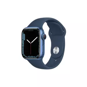 Смарт-часы Apple Watch Series 7 GPS 41mm Blue Aluminium Case with Deep Navy S (MKN13UL/A)