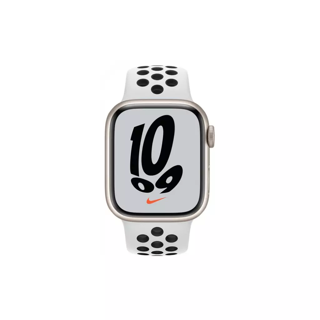 Смарт-часы Apple Watch Series 7 Nike GPS 41mm Starlight Aluminium Case with P (MKN33UL/A) - 1 Смарт-часы Apple Watch Series 7 Nike GPS 41mm Starlight Aluminium Case with P (MKN33UL/A) - 1