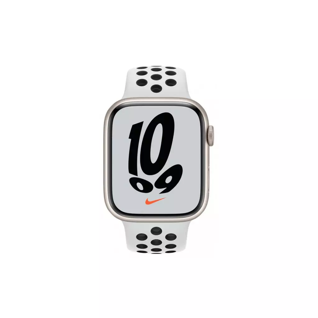 Смарт-часы Apple Watch Series 7 Nike GPS 45mm Starlight Aluminium Case with P (MKNA3UL/A) - 1 Смарт-часы Apple Watch Series 7 Nike GPS 45mm Starlight Aluminium Case with P (MKNA3UL/A) - 1