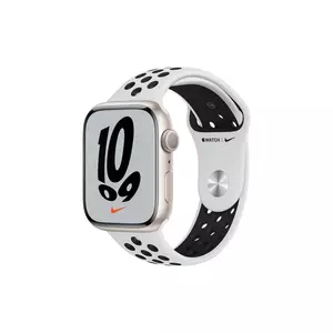 Смарт-часы Apple Watch Series 7 Nike GPS 45mm Starlight Aluminium Case with P (MKNA3UL/A)