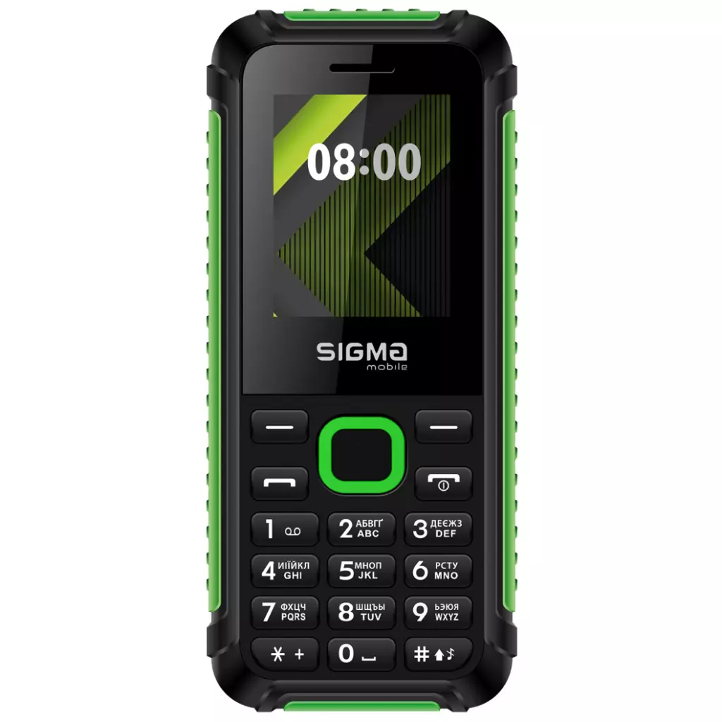 Мобильный телефон Sigma X-style 14 MINI Black-Green (4827798120729)