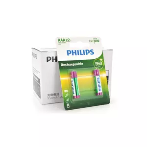 Аккумулятор Philips AAA 950mAh Ni-MH * 2 (R03B2A95T/93)