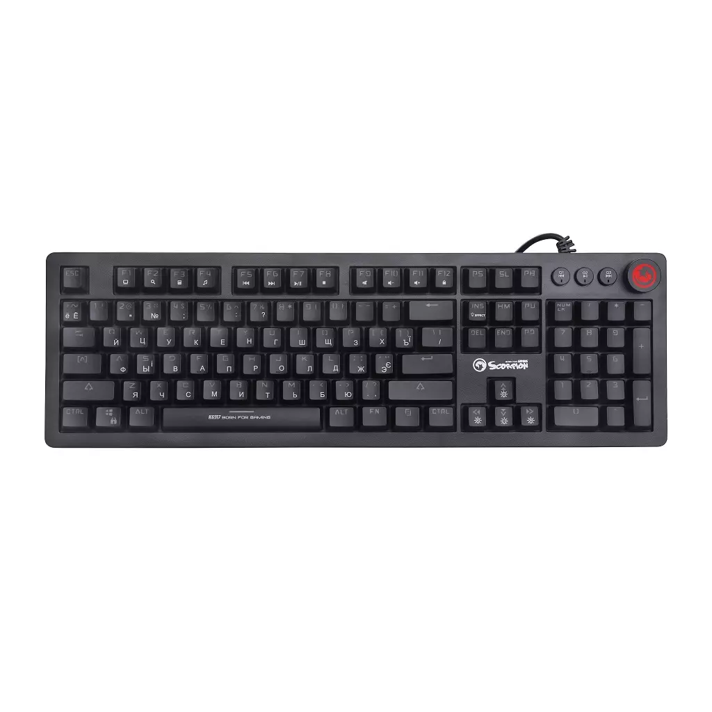 Клавиатура Marvo KG917 Multi-LED Mechanical Blue Switch - 1 Клавиатура Marvo KG917 Multi-LED Mechanical Blue Switch - 1