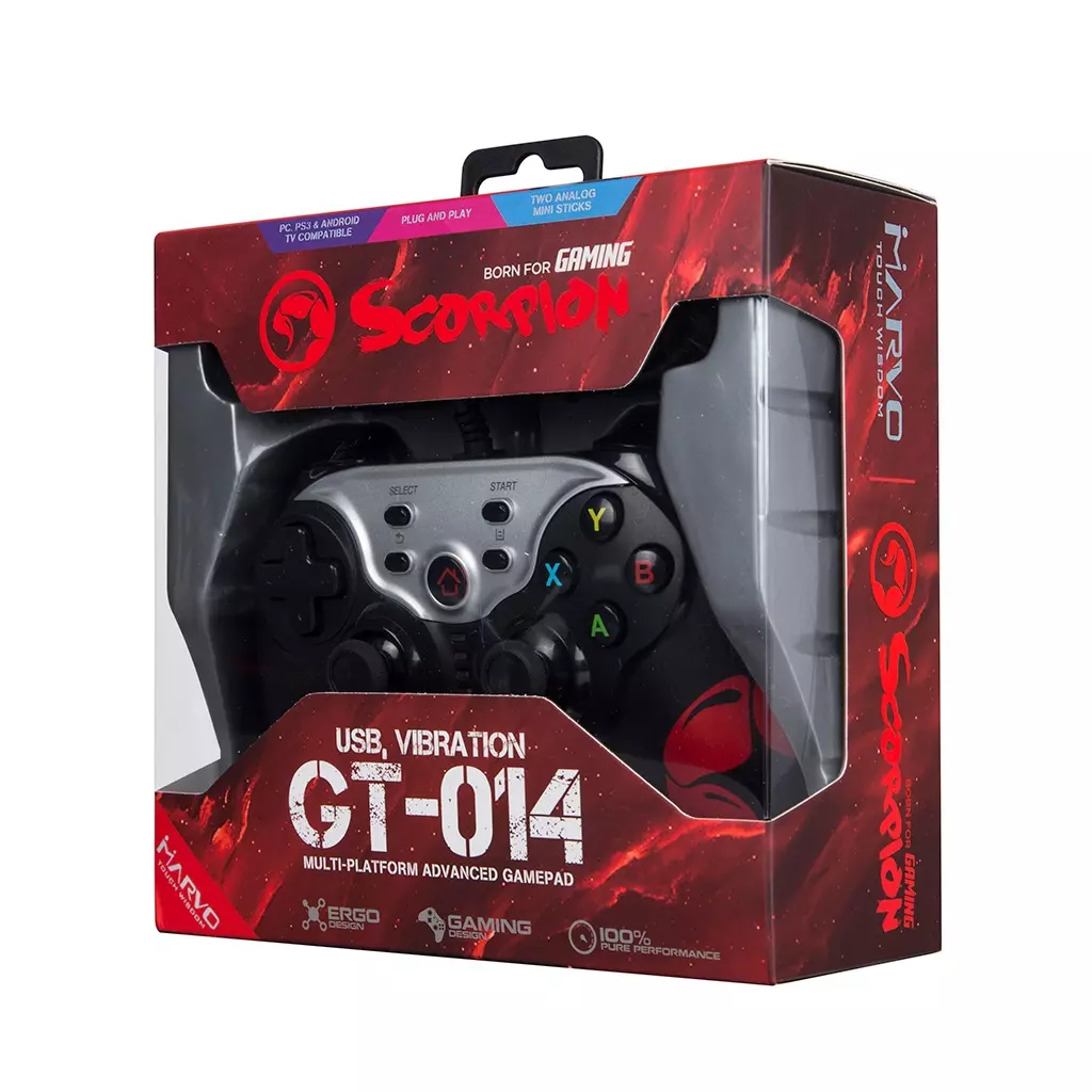 Геймпад Marvo GT-014 PC/PS3/AndroidTV - 3 Геймпад Marvo GT-014 PC/PS3/AndroidTV - 3