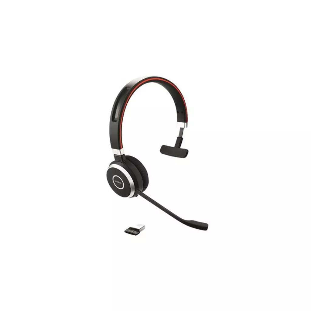 Наушники Jabra Evolve 65 MS Mono Charging Stand (6593-823-399) - 1 Наушники Jabra Evolve 65 MS Mono Charging Stand (6593-823-399) - 1