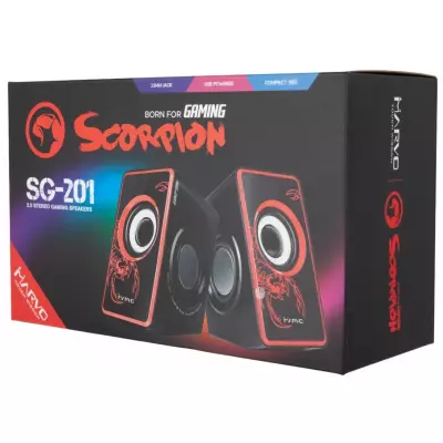 Акустическая система Marvo SG-201 USB Blue - 5 Акустическая система Marvo SG-201 USB Blue - 5