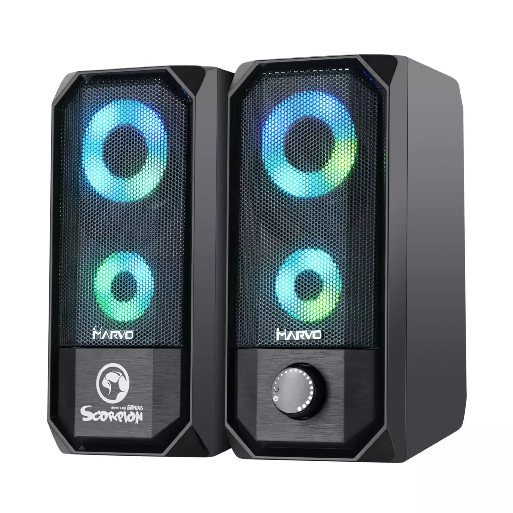 Акустическая система Marvo SG-265 Multi-LED USB Black - 1 Акустическая система Marvo SG-265 Multi-LED USB Black - 1