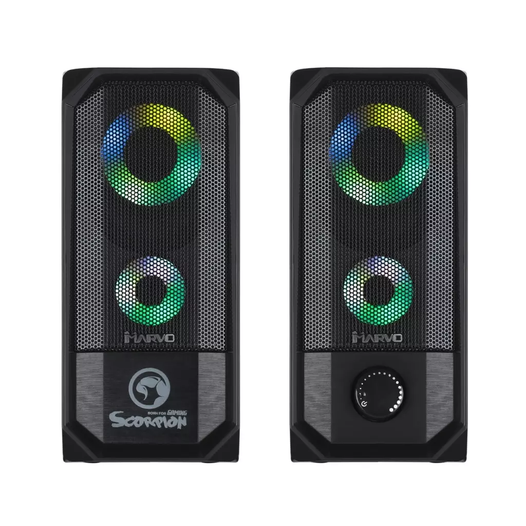 Акустическая система Marvo SG-265 Multi-LED USB Black - 2 Акустическая система Marvo SG-265 Multi-LED USB Black - 2