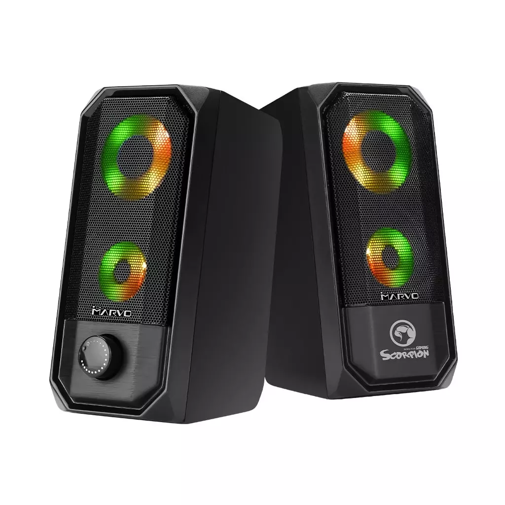 Акустическая система Marvo SG-265 Multi-LED USB Black - 4 Акустическая система Marvo SG-265 Multi-LED USB Black - 4