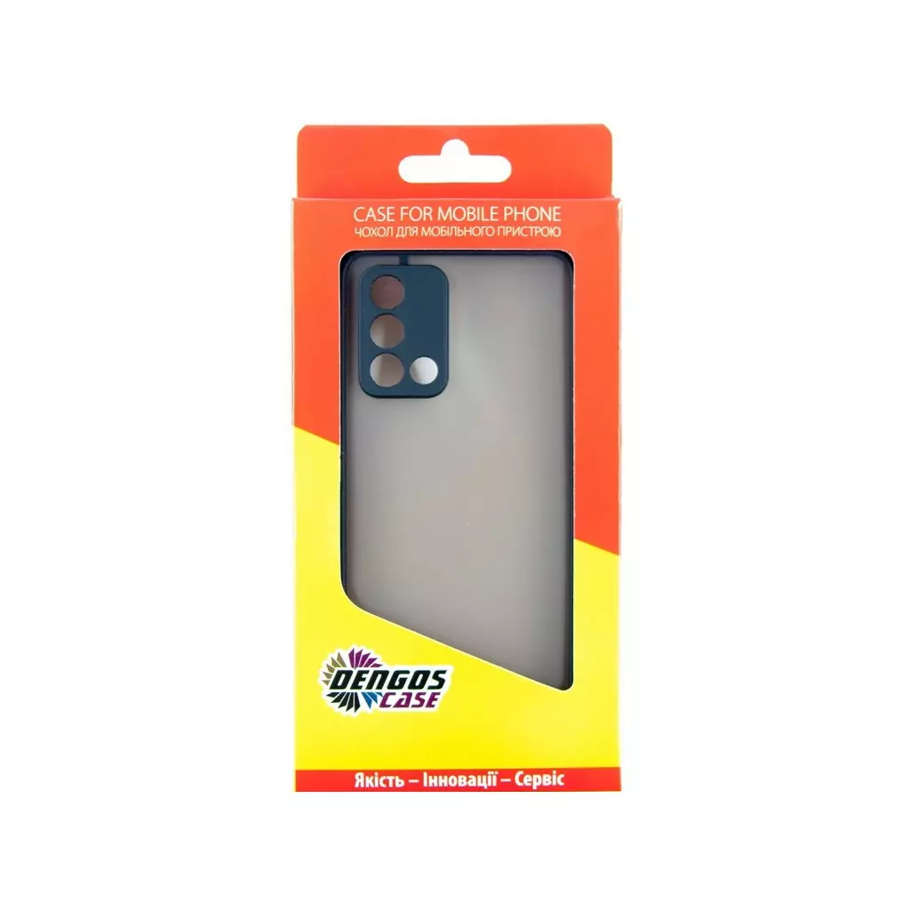 Чехол для моб. телефона Dengos Matte OPPO A74 (black) (DG-TPU-MATT-80) - 1 Чехол для моб. телефона Dengos Matte OPPO A74 (black) (DG-TPU-MATT-80) - 1