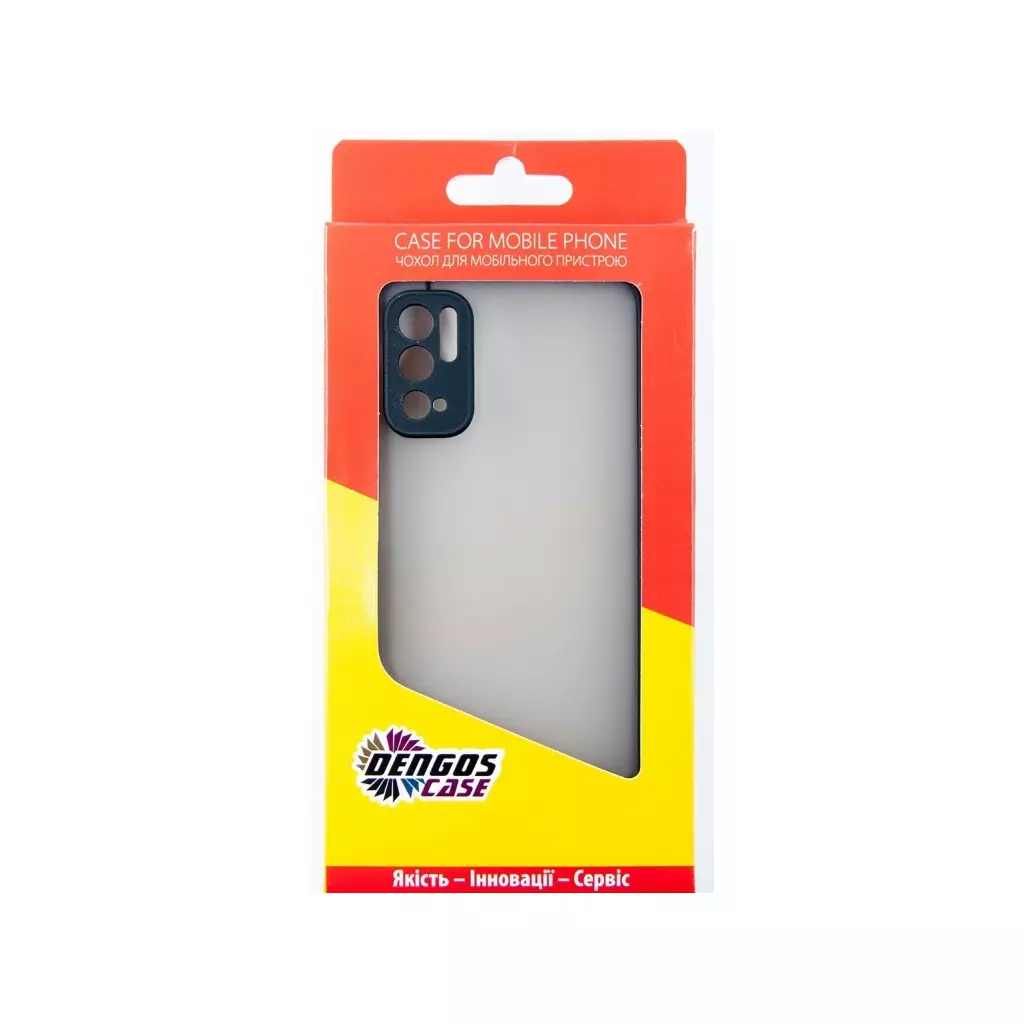 Чехол для моб. телефона Dengos Matte POCO M3 Pro (black) (DG-TPU-MATT-77) - 1