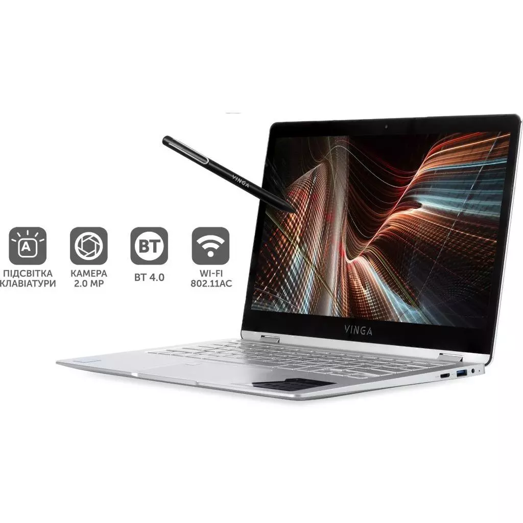 Ноутбук Vinga Twizzle Pen J133 (J133-C33464PS) - 2