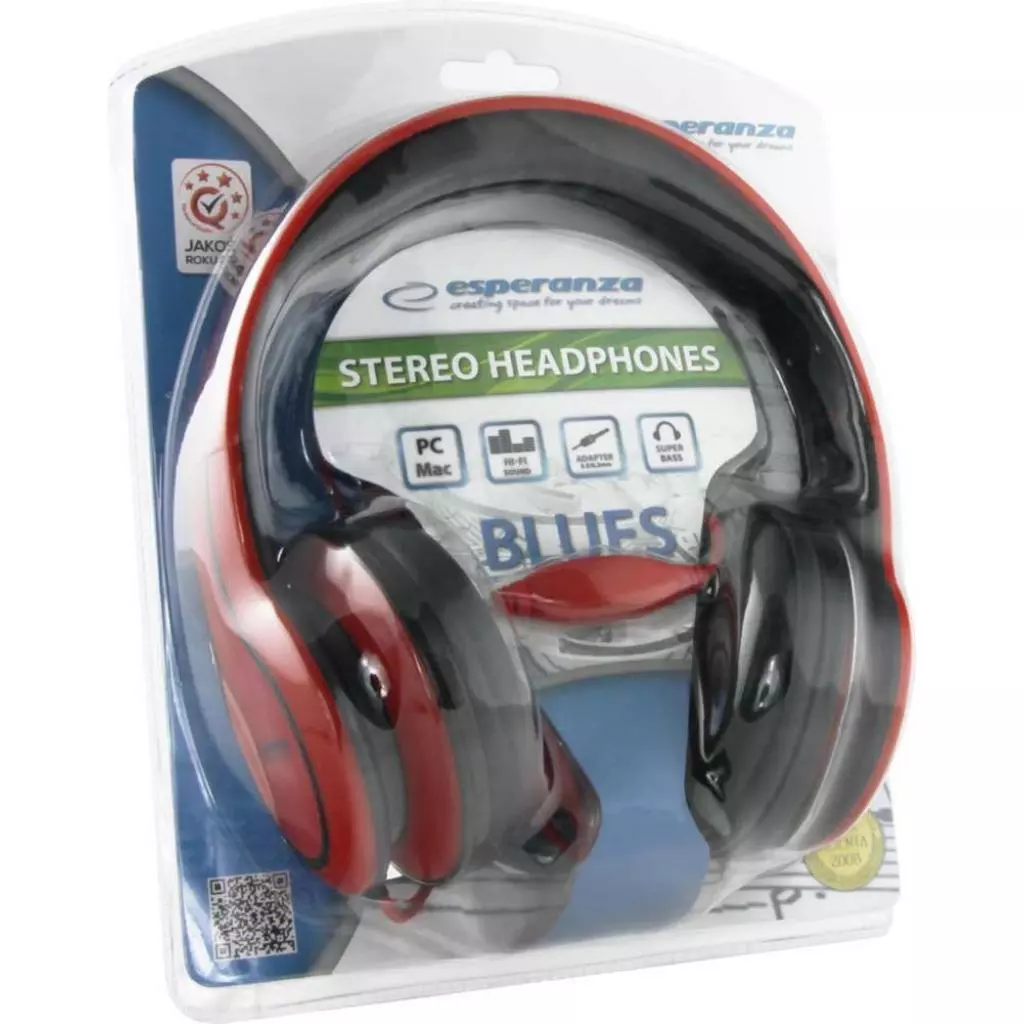 Наушники Esperanza EH136K Red (EH136R) - 3 Наушники Esperanza EH136K Red (EH136R) - 3