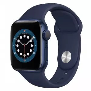 Apple Watch Series 6 40mm (GPS+LTE) Blue Aluminum Case with Deep Navy Sport Band (M06Q3/M02R3)