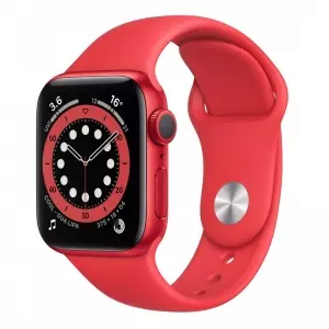 Apple Watch Series 6 40mm (GPS+LTE) Red Aluminum Case with (Product)Red Sport Band (M06R3/M02T3)