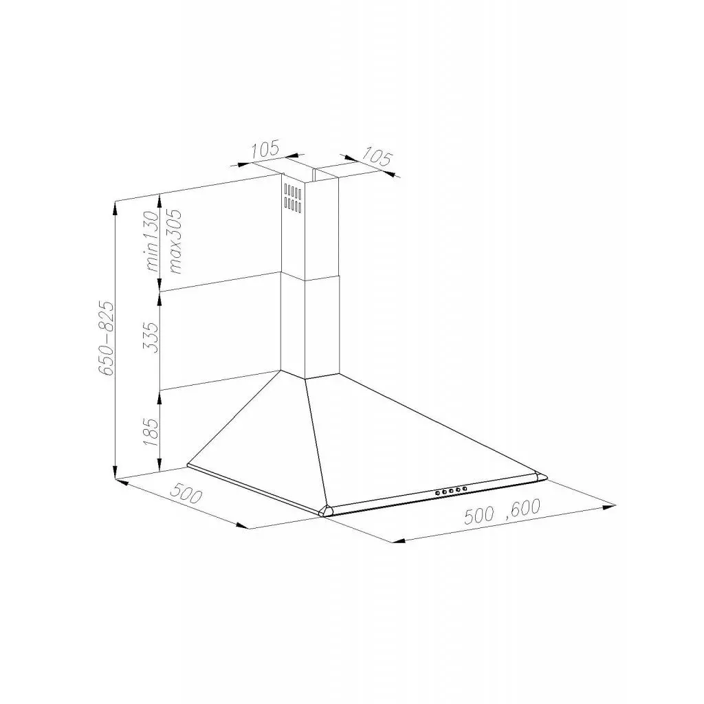 Вытяжка кухонная Perfelli K 611 IV - 6