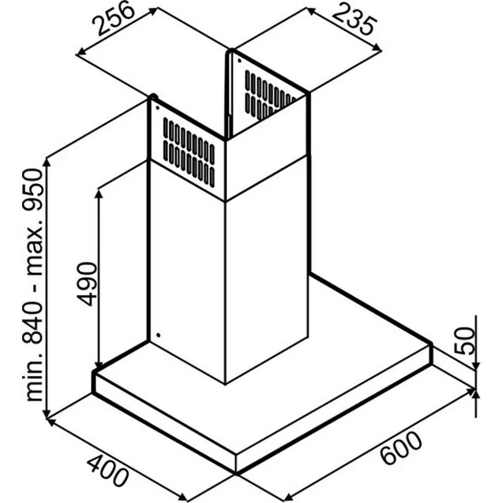 Вытяжка кухонная Perfelli T 6101 I - 7 Вытяжка кухонная Perfelli T 6101 I - 7