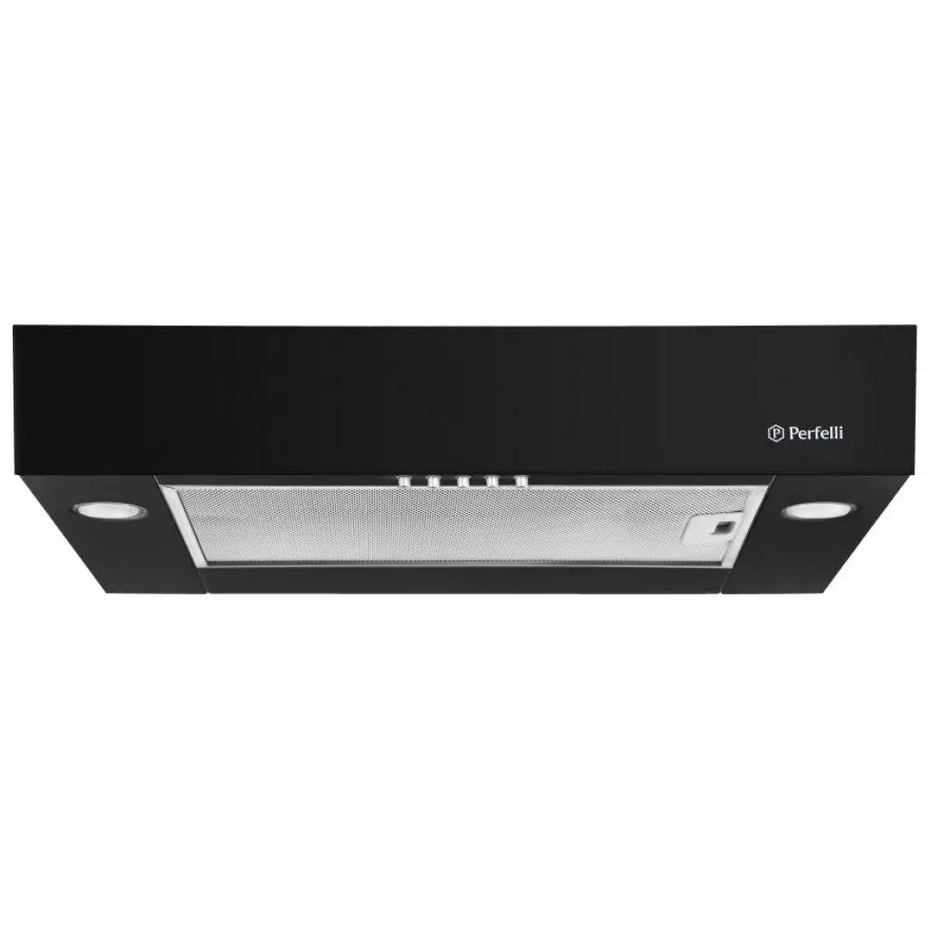 Вытяжка кухонная Perfelli PG 6192 A 550 BL LED GLASS