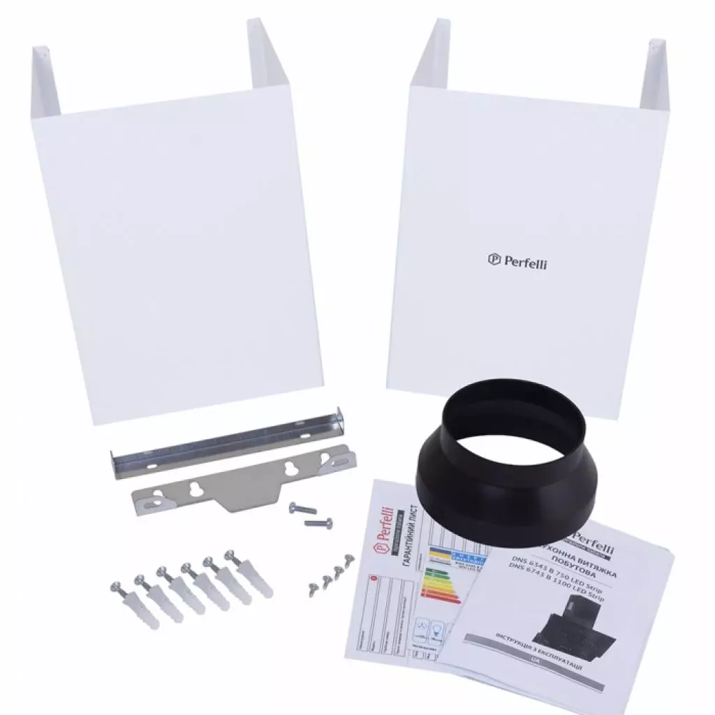 Вытяжка кухонная Perfelli DNS 6743 B 1100 WH LED Strip - 6 Вытяжка кухонная Perfelli DNS 6743 B 1100 WH LED Strip - 6