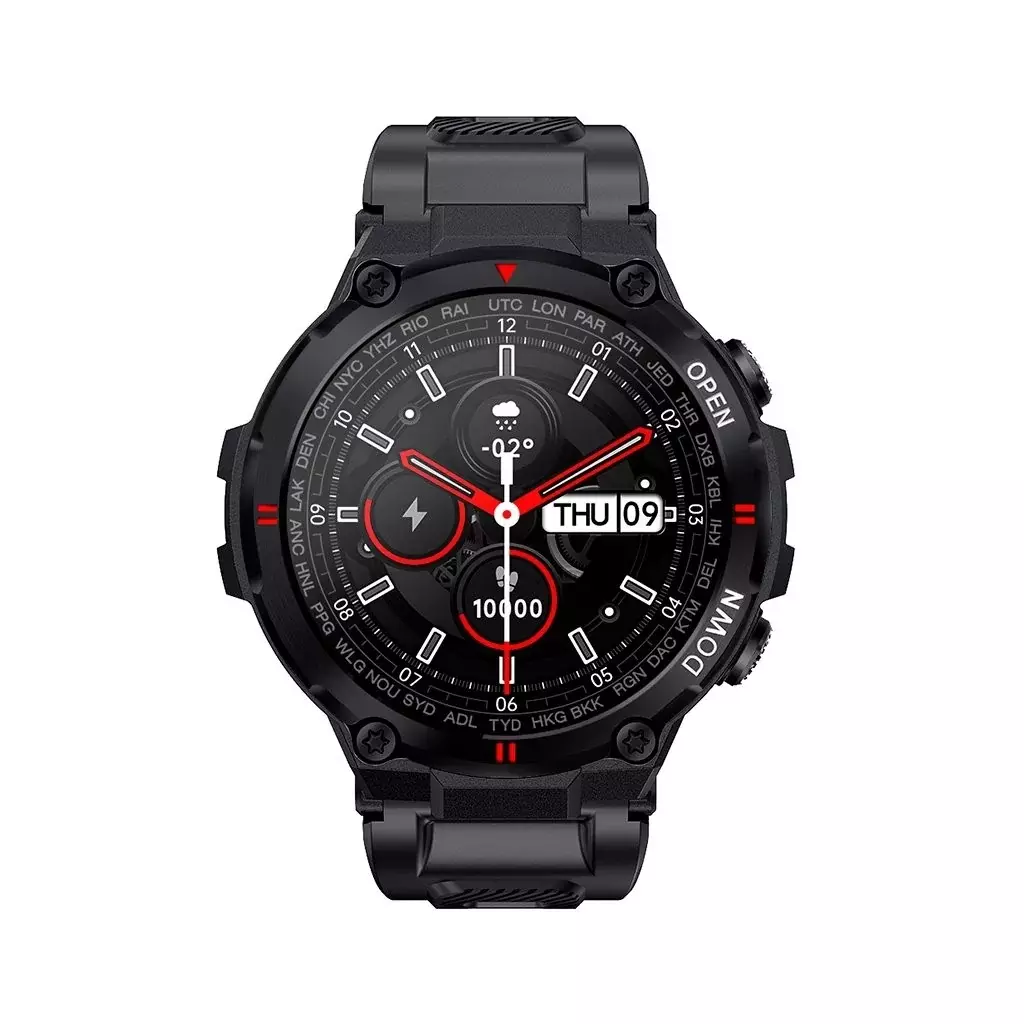 Смарт-часы Gelius GP-SW008 (G-WATCH) Bluetooth Call (IPX7) Black (GP-SW008 (G-WATCH) Black) - 1 Смарт-часы Gelius GP-SW008 (G-WATCH) Bluetooth Call (IPX7) Black (GP-SW008 (G-WATCH) Black) - 1