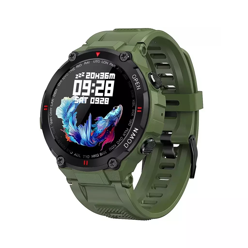 Смарт-часы Gelius GP-SW008 (G-WATCH) Bluetooth Call (IPX7) Navy Green (GP-SW008 (G-WATCH) Navy Green) - 4 Смарт-часы Gelius GP-SW008 (G-WATCH) Bluetooth Call (IPX7) Navy Green (GP-SW008 (G-WATCH) Navy Green) - 4