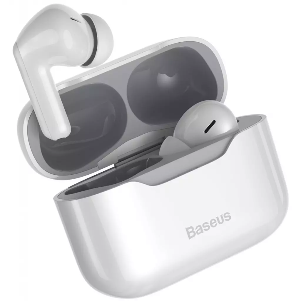 Наушники Baseus SIMU ANC TWS S1 White