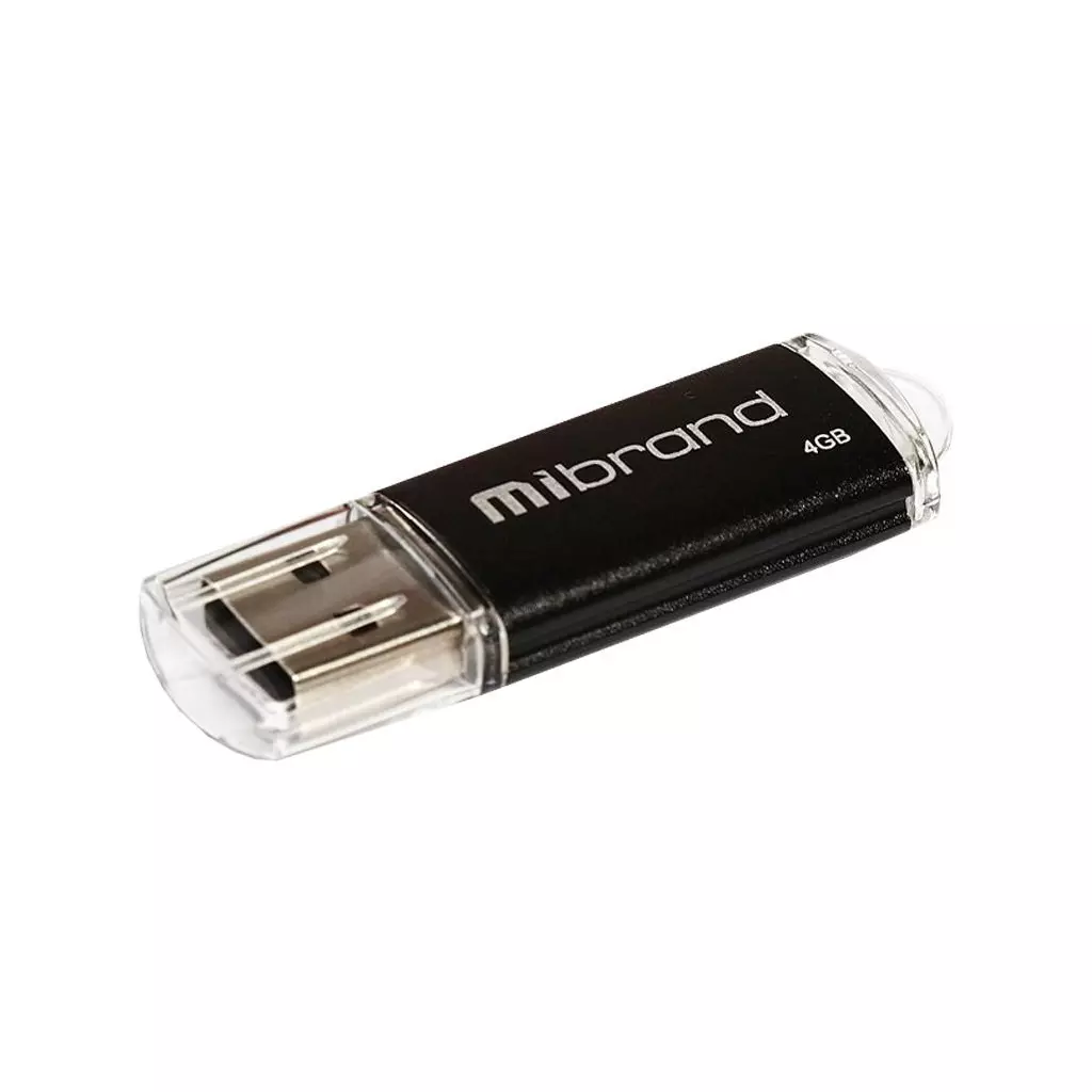 USB флеш накопитель Mibrand 4GB Cougar Black USB 2.0 (MI2.0/CU4P1B) - 1 USB флеш накопитель Mibrand 4GB Cougar Black USB 2.0 (MI2.0/CU4P1B) - 1