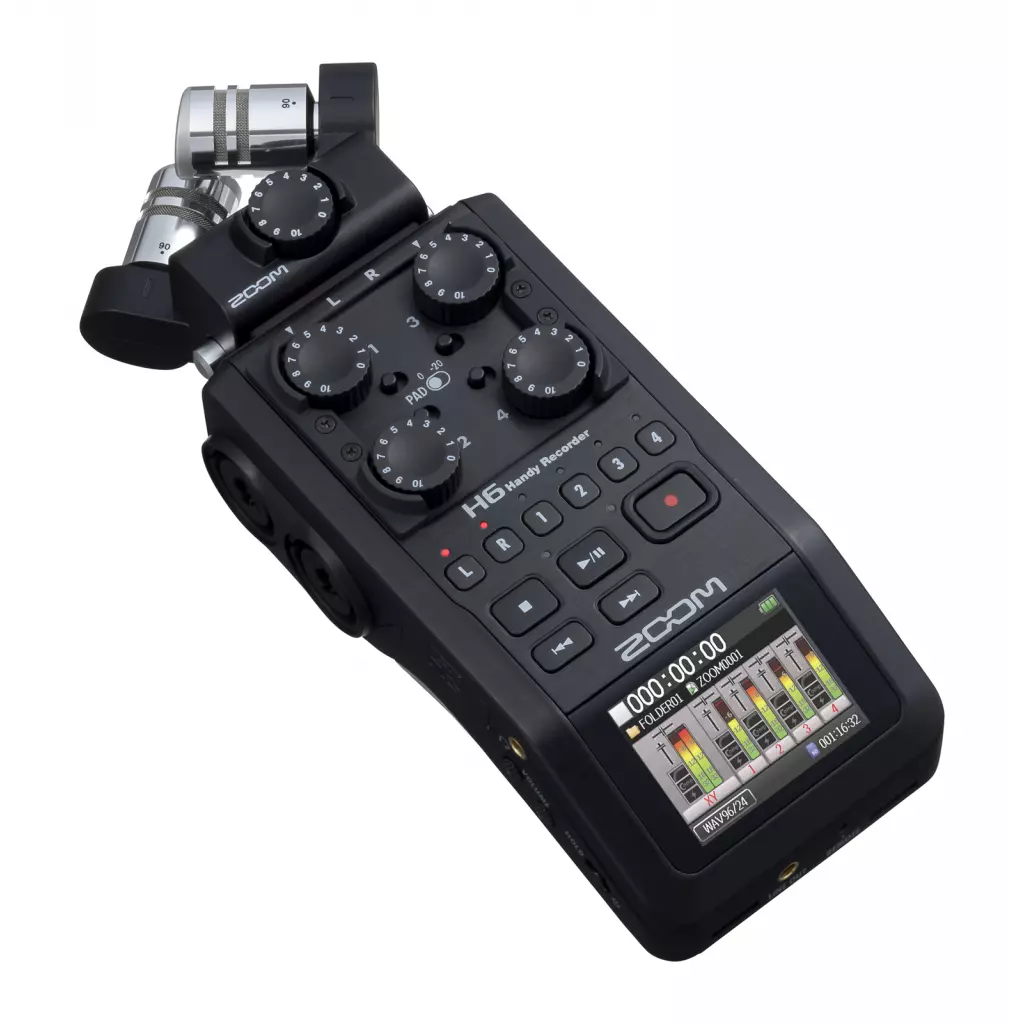 Цифровой диктофон ZOOM H6 BLK (286610) - 5 Цифровой диктофон ZOOM H6 BLK (286610) - 5