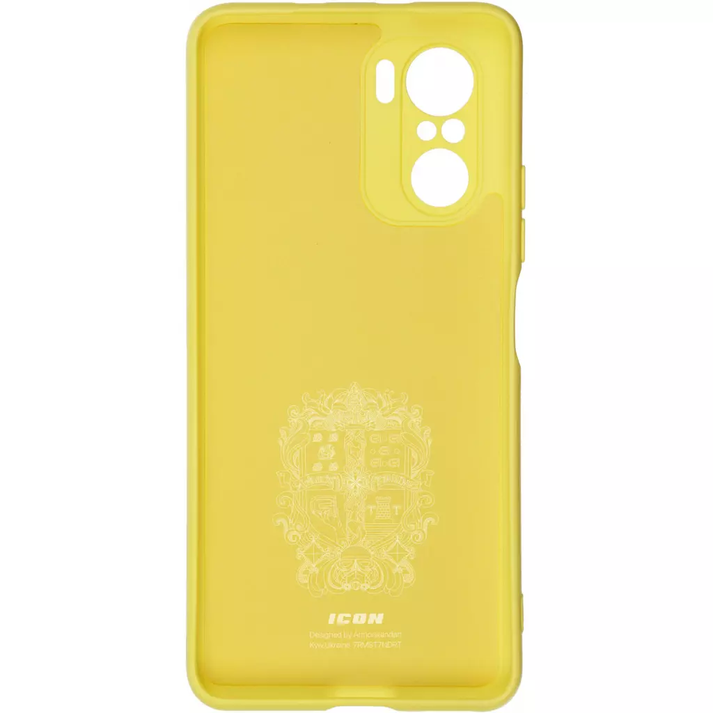 Чехол для моб. телефона Armorstandart ICON Case Xiaomi Mi 11i/Poco F3 Yellow (ARM59018) - 1 Чехол для моб. телефона Armorstandart ICON Case Xiaomi Mi 11i/Poco F3 Yellow (ARM59018) - 1