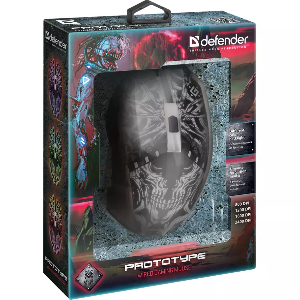 Мышка Defender Prototype GM-670L Black (52670) - 4 Мышка Defender Prototype GM-670L Black (52670) - 4