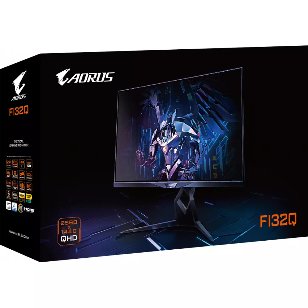 Монитор GIGABYTE AORUS FI32Q (FI32Q-EK) - 6 Монитор GIGABYTE AORUS FI32Q (FI32Q-EK) - 6