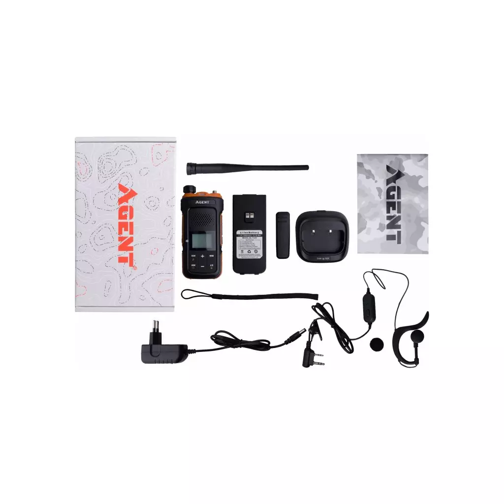 Портативная рация Agent AR-UV11 Twin Pack комплект 2 шт (AR-UV11_2) - 3 Портативная рация Agent AR-UV11 Twin Pack комплект 2 шт (AR-UV11_2) - 3