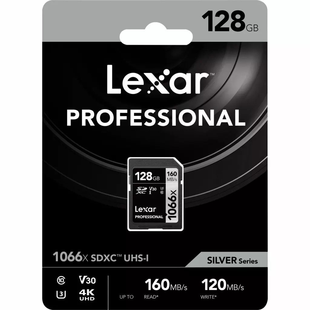Карта памяти Lexar 128GB SDXC class 10 UHS-II V30 U3 1066x (LSD1066128G-BNNNG) - 1 Карта памяти Lexar 128GB SDXC class 10 UHS-II V30 U3 1066x (LSD1066128G-BNNNG) - 1