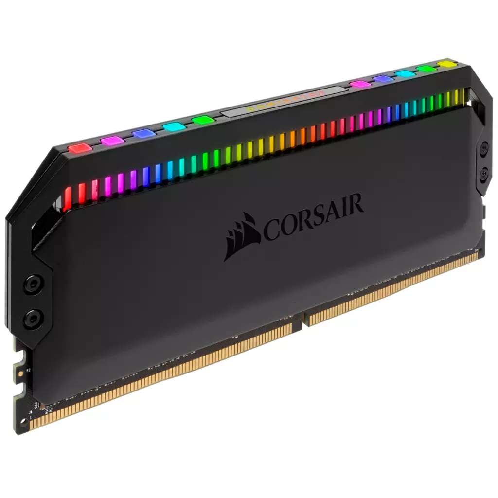 Модуль памяти для компьютера DDR4 16GB (2x8GB) 3200 MHz Dominator Platinum RGB Black Corsair (CMT16GX4M2E3200C16) - 5
