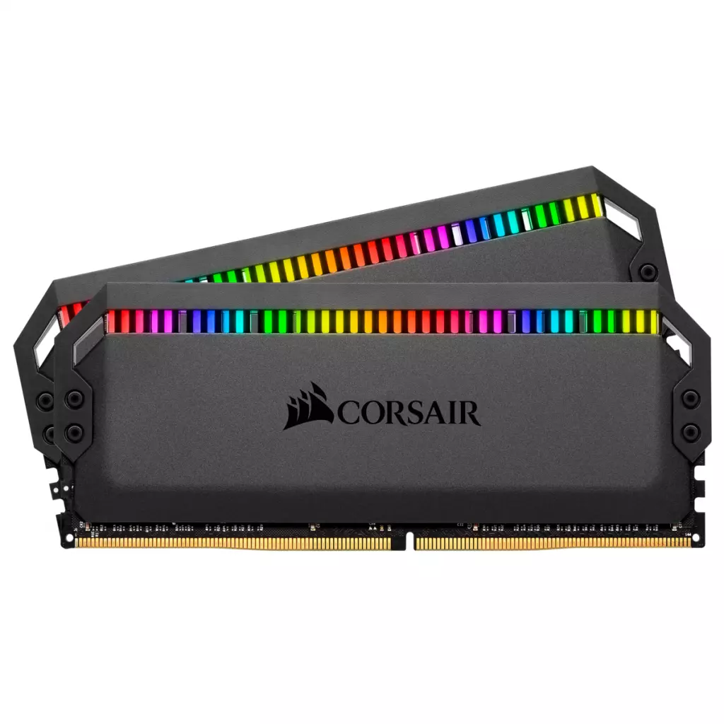 Модуль памяти для компьютера DDR4 16GB (2x8GB) 3600 MHz Dominator Platinum RGB Black Corsair (CMT16GX4M2D3600C18) - 1 Модуль памяти для компьютера DDR4 16GB (2x8GB) 3600 MHz Dominator Platinum RGB Black Corsair (CMT16GX4M2D3600C18) - 1