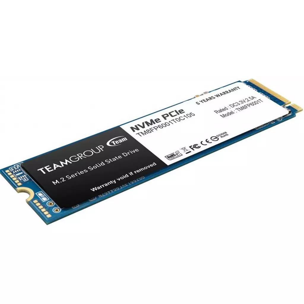 Накопитель SSD M.2 2280 2TB Team (TM8FP6002T0C101) - 1 Накопитель SSD M.2 2280 2TB Team (TM8FP6002T0C101) - 1