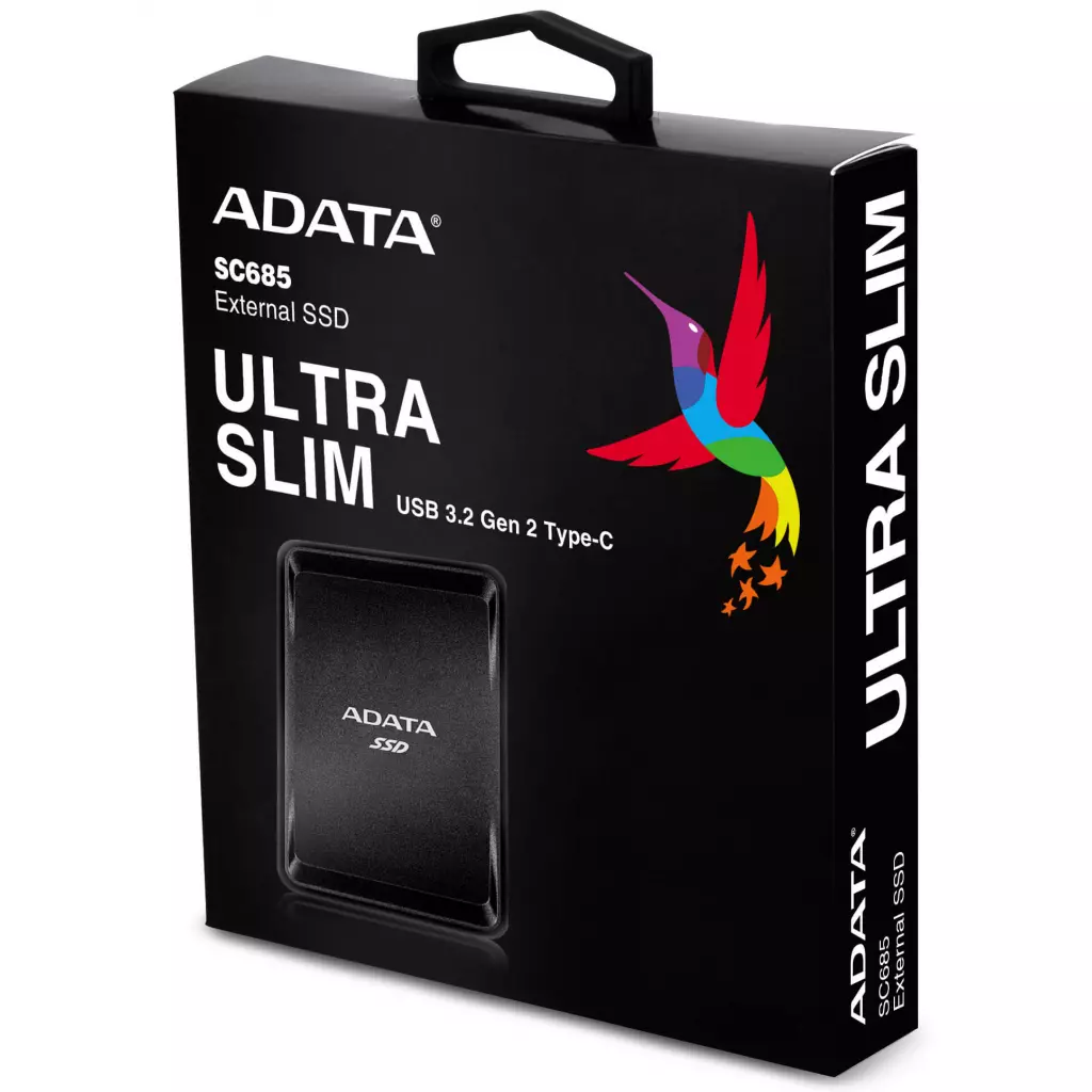 Накопитель SSD USB 3.2 500GB ADATA (ASC685-500GU32G2-CBK) - 5 Накопитель SSD USB 3.2 500GB ADATA (ASC685-500GU32G2-CBK) - 5