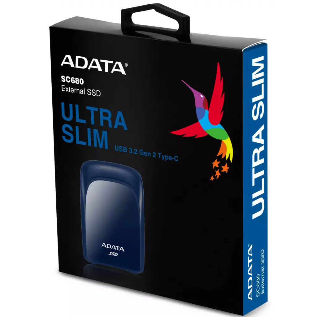 Накопитель SSD USB 3.2 960GB ADATA (ASC680-960GU32G2-CBL) - 5 Накопитель SSD USB 3.2 960GB ADATA (ASC680-960GU32G2-CBL) - 5