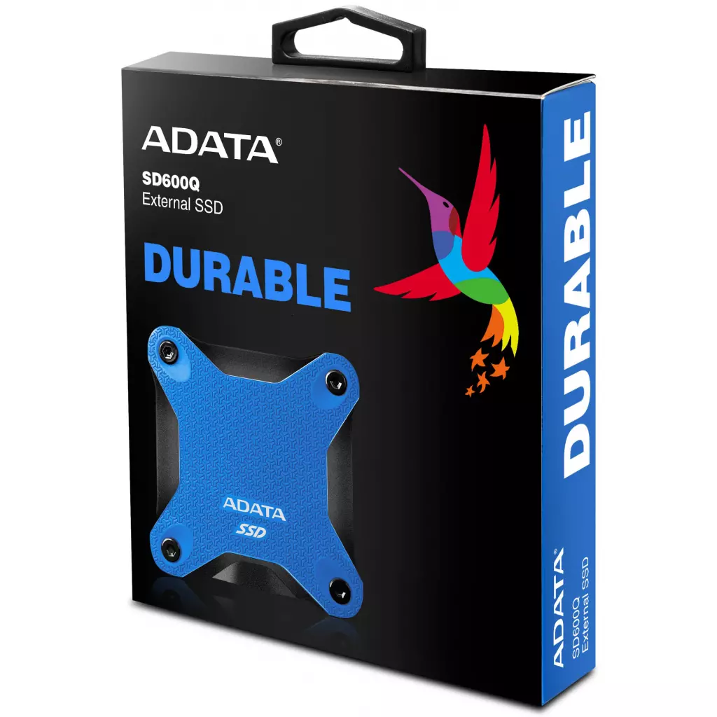 Накопитель SSD USB 3.2 480GB ADATA (ASD600Q-480GU31-CBL) - 5 Накопитель SSD USB 3.2 480GB ADATA (ASD600Q-480GU31-CBL) - 5