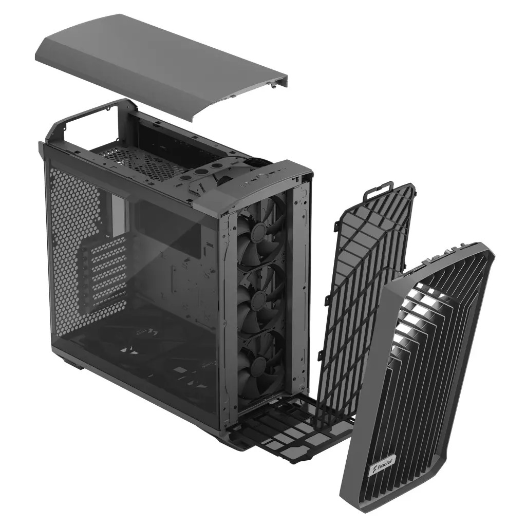 Корпус Fractal Design Torrent Gray TG Light Tint (FD-C-TOR1A-02) - 9 Корпус Fractal Design Torrent Gray TG Light Tint (FD-C-TOR1A-02) - 9