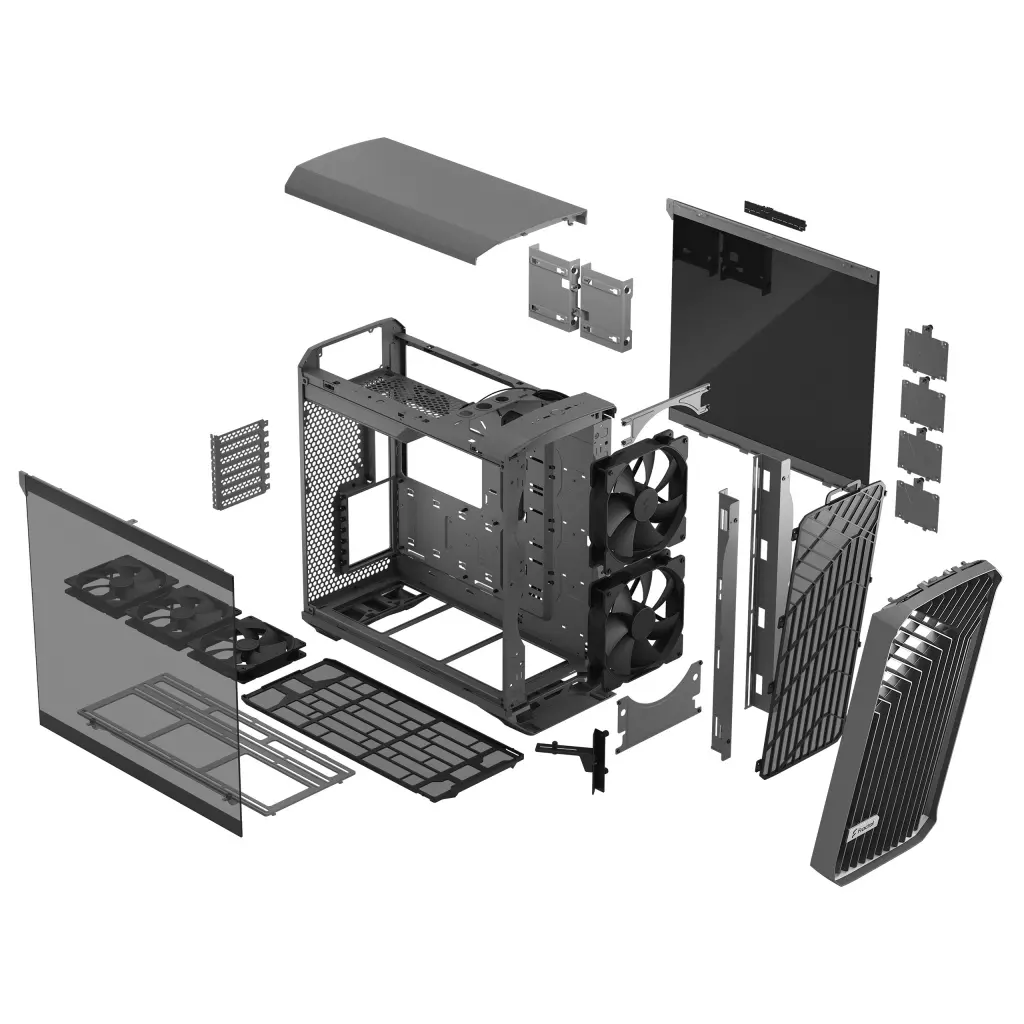 Корпус Fractal Design Torrent Gray TG Light Tint (FD-C-TOR1A-02) - 10 Корпус Fractal Design Torrent Gray TG Light Tint (FD-C-TOR1A-02) - 10