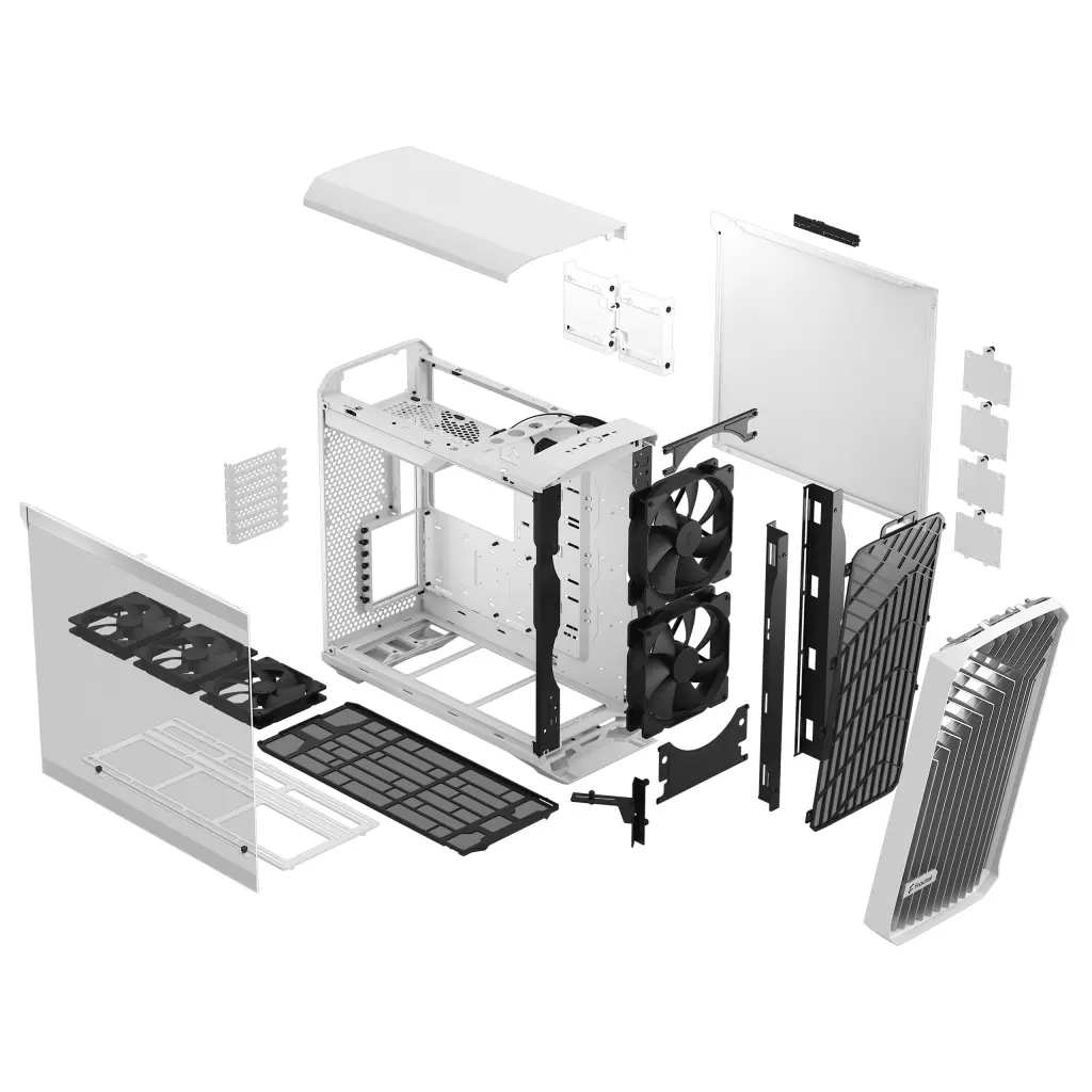 Корпус Fractal Design Torrent White TG Clear Tint (FD-C-TOR1A-03) - 10 Корпус Fractal Design Torrent White TG Clear Tint (FD-C-TOR1A-03) - 10