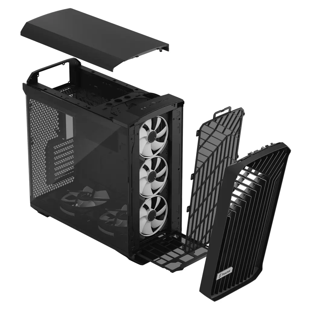 Корпус Fractal Design Torrent RGB Black TG LightTint (FD-C-TOR1A-04) - 9 Корпус Fractal Design Torrent RGB Black TG LightTint (FD-C-TOR1A-04) - 9