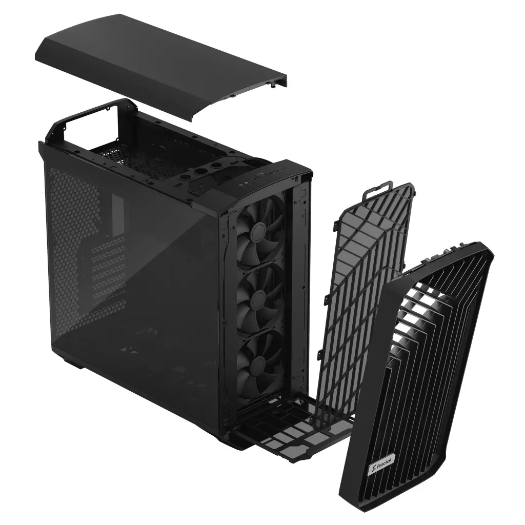 Корпус Fractal Design Torrent Black TG Dark Tint (FD-C-TOR1A-06) - 9 Корпус Fractal Design Torrent Black TG Dark Tint (FD-C-TOR1A-06) - 9