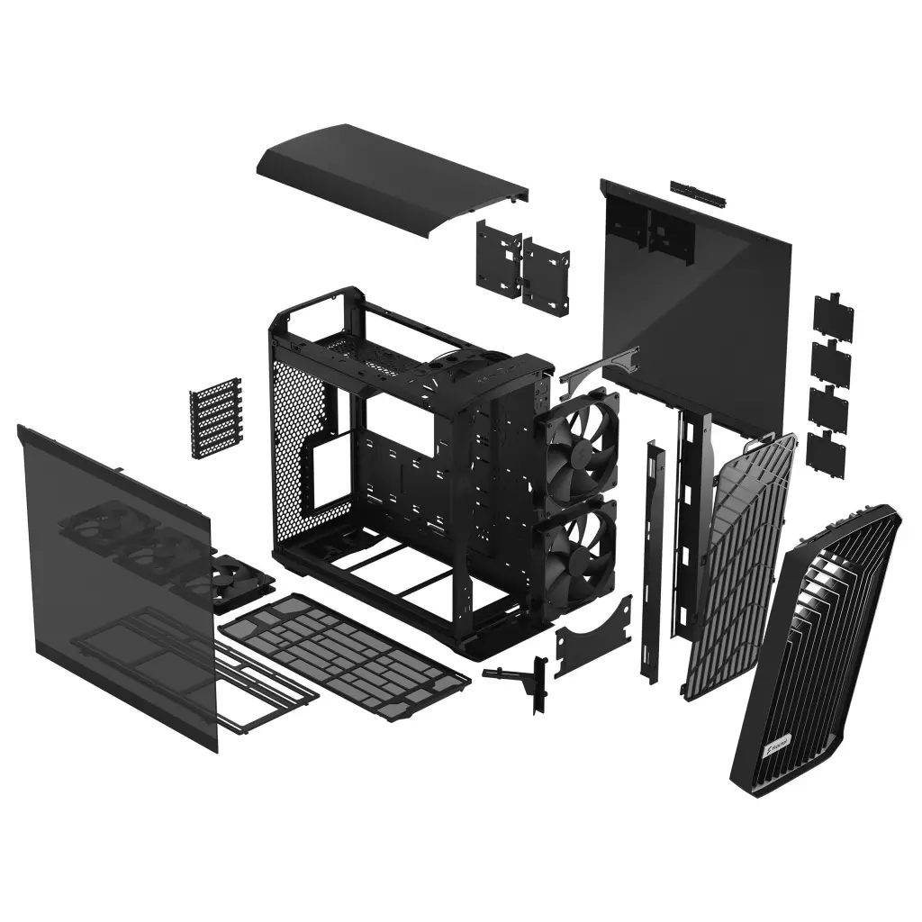 Корпус Fractal Design Torrent Black TG Dark Tint (FD-C-TOR1A-06) - 10 Корпус Fractal Design Torrent Black TG Dark Tint (FD-C-TOR1A-06) - 10