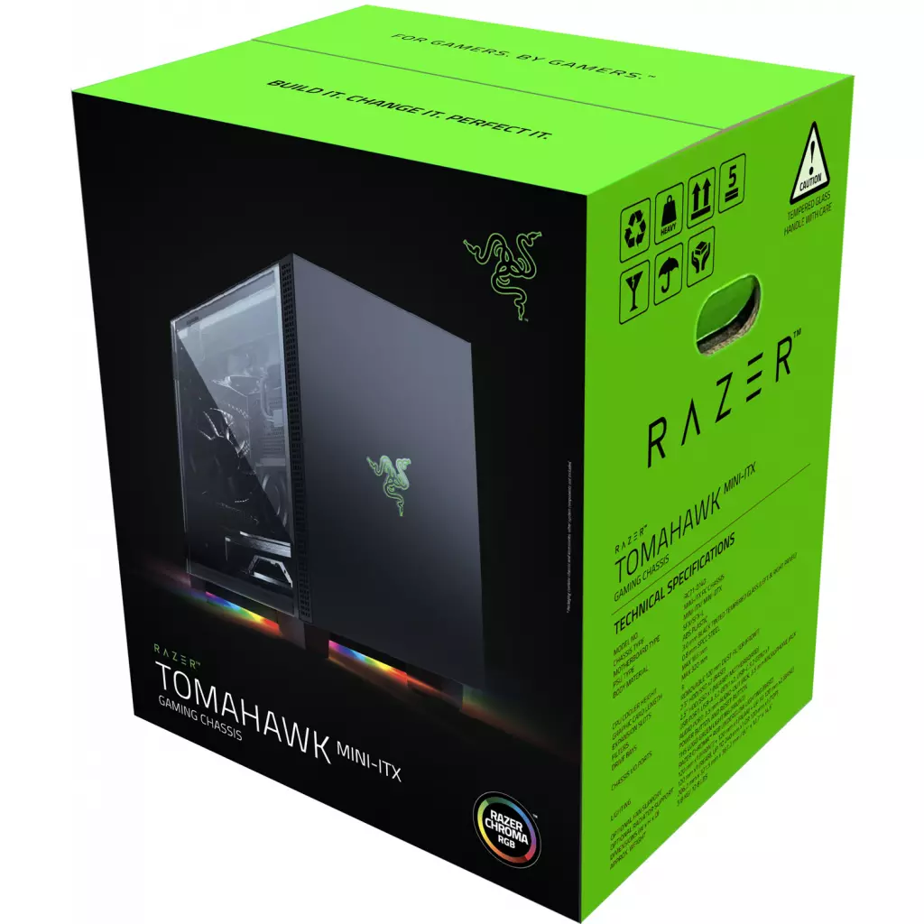 Корпус Razer Tomahawk Mini-ITX (RC21-01400100-R3M1) - 11 Корпус Razer Tomahawk Mini-ITX (RC21-01400100-R3M1) - 11