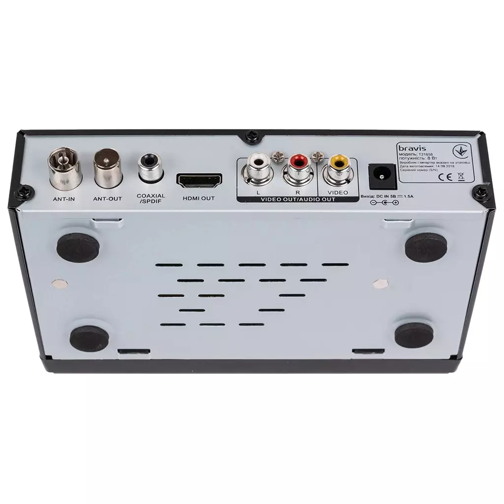 ТВ тюнер Bravis T21658 (DVB-T, DVB-T2) (T21658) - 5 ТВ тюнер Bravis T21658 (DVB-T, DVB-T2) (T21658) - 5