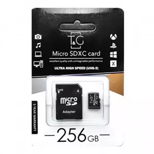 Карта памяти T&G 256GB microSDXC class 10 UHS-I U3 (TG-256GBSD10U3-01)